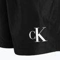 Pantaloncini da bagno Calvin Klein Short Double Wb da uomo, nero 4
