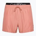 Pantaloncini da bagno Calvin Klein Double Wb rosa uomo