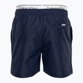 Pantaloncini da bagno Calvin Klein Medium Double WB signature navy da uomo 2