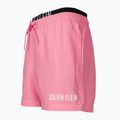 Pantaloncini da bagno Calvin Klein Medium Double WB rosa uomo 3