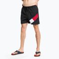 Tommy Hilfiger Uomo Sf Medium Pantaloncini da bagno con coulisse nero 4