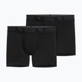 Boxer da uomo PUMA Sport Microfiber 2 pairs black