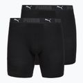 Boxer da uomo Cotton Long 2 pack black