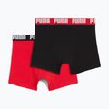 Boxer da uomo PUMA Everyday Basic 2 pairs red/black 2