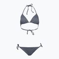 Costume da bagno due pezzi donna O'Neill Capri Bondey Bikini nero a righe semplici