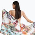 O'Neill Seacoast asciugamano bianco fiore tropicale 2