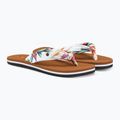 Infradito O'Neill Ditsy Sun Bloom bianco a fiori tropicali da donna 4