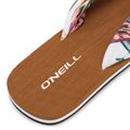 Infradito O'Neill Ditsy Sun Bloom bianco a fiori tropicali da donna 8