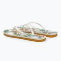 Infradito O'Neill Profile Graphic da donna con fiori tropicali bianchi 4
