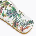 Infradito O'Neill Profile Graphic da donna con fiori tropicali bianchi 8