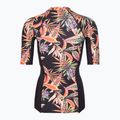 Maglietta da bagno donna O'Neill Anglet Skin nero fiore tropicale 2