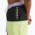 Pantaloncini da bagno da uomo O'Neill Wilder Colorblock 16'' sunny lime color block 5