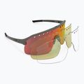 Occhiali da sole Rogelli Ventro Polarized grigio/bordeaux/rosso revo