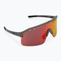 Occhiali da sole Rogelli Ventro Polarized grigio/bordeaux/rosso revo 2