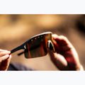 Occhiali da sole Rogelli Ventro Polarized grigio/bordeaux/rosso revo 4