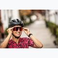 Occhiali da sole Rogelli Ventro Polarized grigio/bordeaux/rosso revo 7