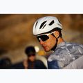 Occhiali da sole Rogelli Ventro Polarized white/taupe/brown platinum revo 7