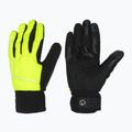 Guanti da ciclismo uomo Rogelli Essential Winter Waterproop fluorescent yellow