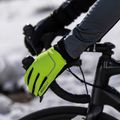 Guanti da ciclismo uomo Rogelli Essential Winter Waterproop fluorescent yellow 7