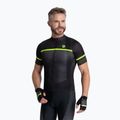 Maglia da ciclismo Rogelli Hero II uomo giallo/nero/grigio