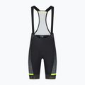 Pantaloncini da ciclismo Rogelli Hero II Bib Short da uomo giallo/grigio/nero 3