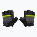 Guanti da ciclismo Rogelli Hero II da uomo nero/fluoro/grigio 2