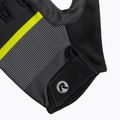 Guanti da ciclismo Rogelli Hero II da uomo nero/fluoro/grigio 4