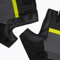 Guanti da ciclismo Rogelli Hero II da uomo nero/fluoro/grigio 5