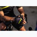 Guanti da ciclismo Rogelli Hero II da uomo nero/fluoro/grigio 3