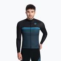 Rogelli Hero II manica lunga ciclismo uomo nero/blu