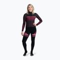Manica lunga ciclismo donna Rogelli Impress II bordeaux / corallo 2