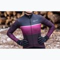 Manica lunga ciclismo donna Rogelli Impress II bordeaux / corallo 9