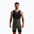 Pantaloncini da ciclismo Rogelli Signature Bib Short da uomo, verde