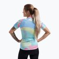 Maglia ciclismo donna Rogelli Vintage blu/rosa 2