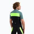 Rogelli Core Block maglia da ciclismo da uomo nero / turchese / giallo fluoro 2