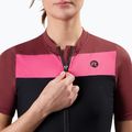 Maglia da ciclismo da donna Rogelli Core Block W black/bordeaux/pink 4
