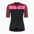 Maglia da ciclismo da donna Rogelli Core Block W black/bordeaux/pink 7