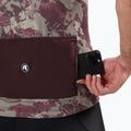 Maglia da ciclismo Rogelli Essential Graphic II uomo taupe / bordeaux 6