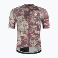 Maglia da ciclismo Rogelli Essential Graphic II uomo taupe / bordeaux 7