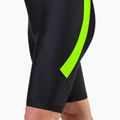 Pantaloncini da ciclismo Rogelli Core Bib Short da uomo nero/giallo fluo 4