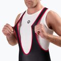 Pantaloncini da ciclismo Rogelli Core Bib Short da uomo nero/rosso 3