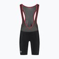 Pantaloncini da ciclismo Rogelli Core Bib Short da uomo nero/rosso 6