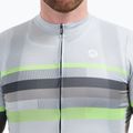 Maglietta da ciclismo da uomo Rogelli Hero II grey/lime 3