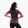 Maglia da ciclismo da donna Rogelli Fast ebony/pink/coral 2