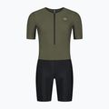 Body da triathlon Rogelli Florida Tri Suit black/army green