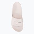 Tommy Jeans Scivolo da piscina in Pu stampato da donna ecru 6