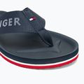 Tommy Hilfiger Comfort Beach Sandal uomo infradito in denim militare 7