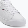 Scarpe Tommy Hilfiger da uomo Icon Court Lth Flag Ess bianco 7