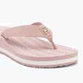 Tommy Hilfiger Donna Im Th Chainprint Midwedge Sandal rosa nebbioso 7