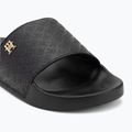 Tommy Hilfiger infradito da donna Monogram Poolside nero 7